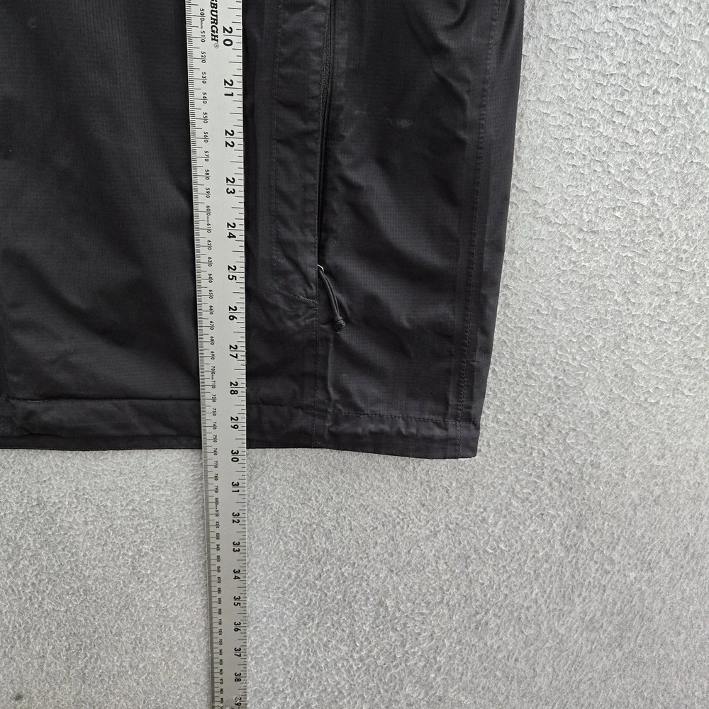 The North Face Men Jacket XL Black Embroidered Activewear Zipper READ